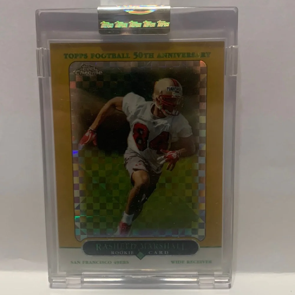 2005 Topps Chrome Gold X-Fractor /399 Rasheed Marshall #237 RC (MISC6)